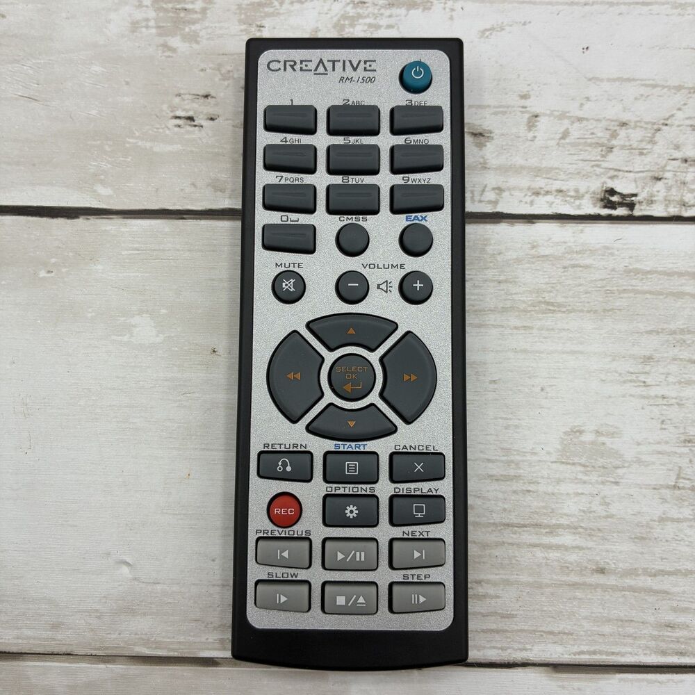 Creative RM-1500 TV Video Audio System Remote Control - Genuine OEM Made in